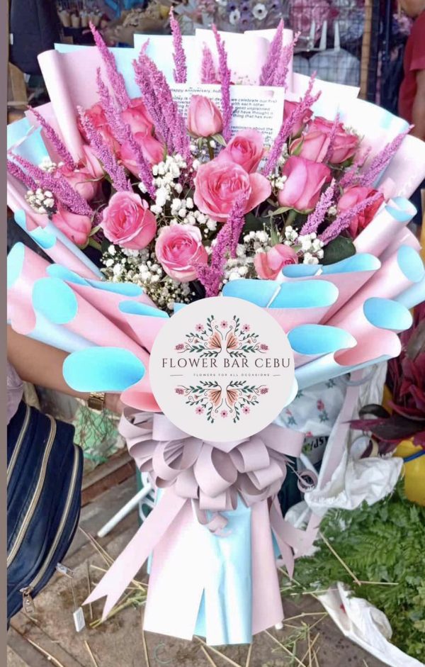 Deluxe Pink Rose Bouquet
