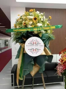Grand Opening Congratulatory Floral Stand by Flower Bar Cebu