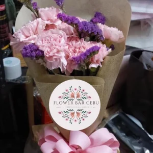 Charming Pink Carnation Bouquet by Flower Bar Cebu