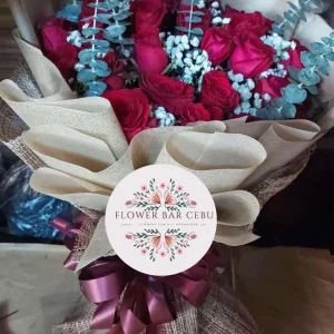 Eternal Devotion 24 Red Rose Bouquet