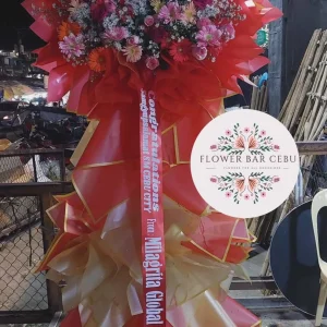 Mixed Gerbera Grand Opening Standing Floral Arrangement