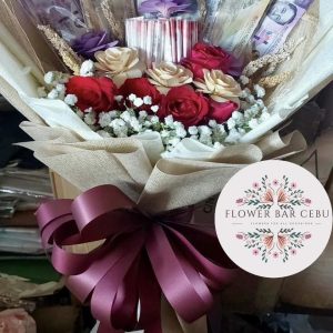 The Millionaire’s Garden: Custom Money & Rose Wrap