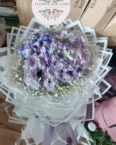 Lush Purple Hydrangea Grand Bouquet