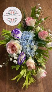 The Azure Garden Centerpiece