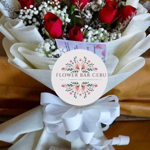 Classic Crimson Roses with Chocolates Wrap