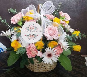 Sunshine & Blush Pastel Basket