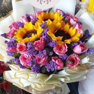 Golden Pink Sunshine Wrap
