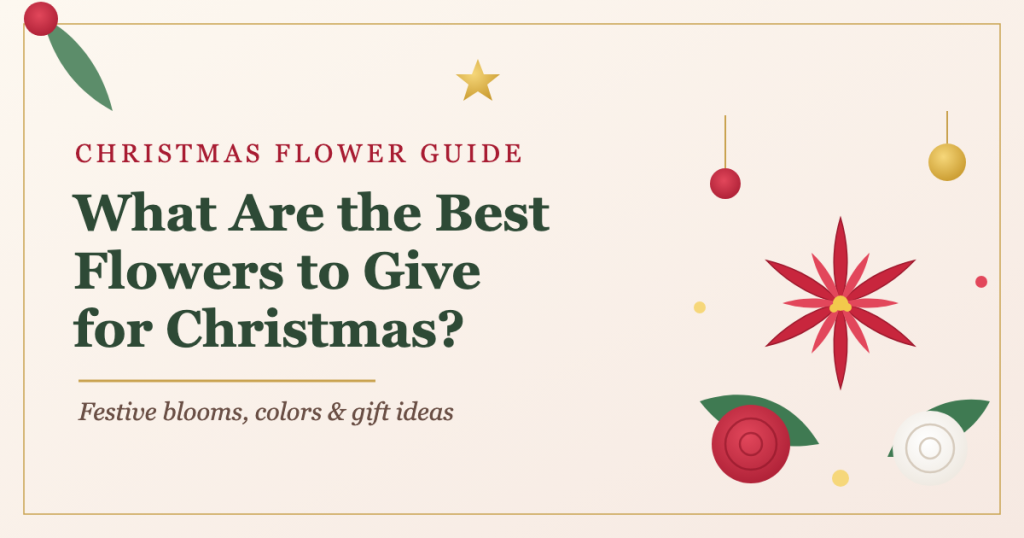 Best flowers to give for Christmas in the Philippines guide by Flower Bar Cebu